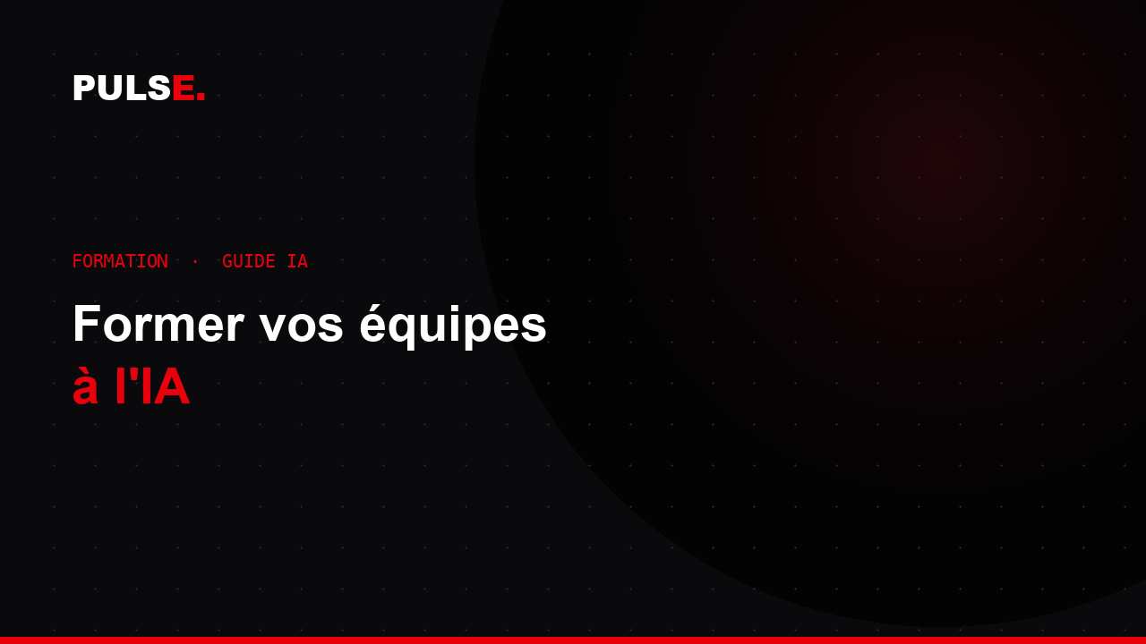 Équipe de PME en formation à l'IA générative avec Pulse